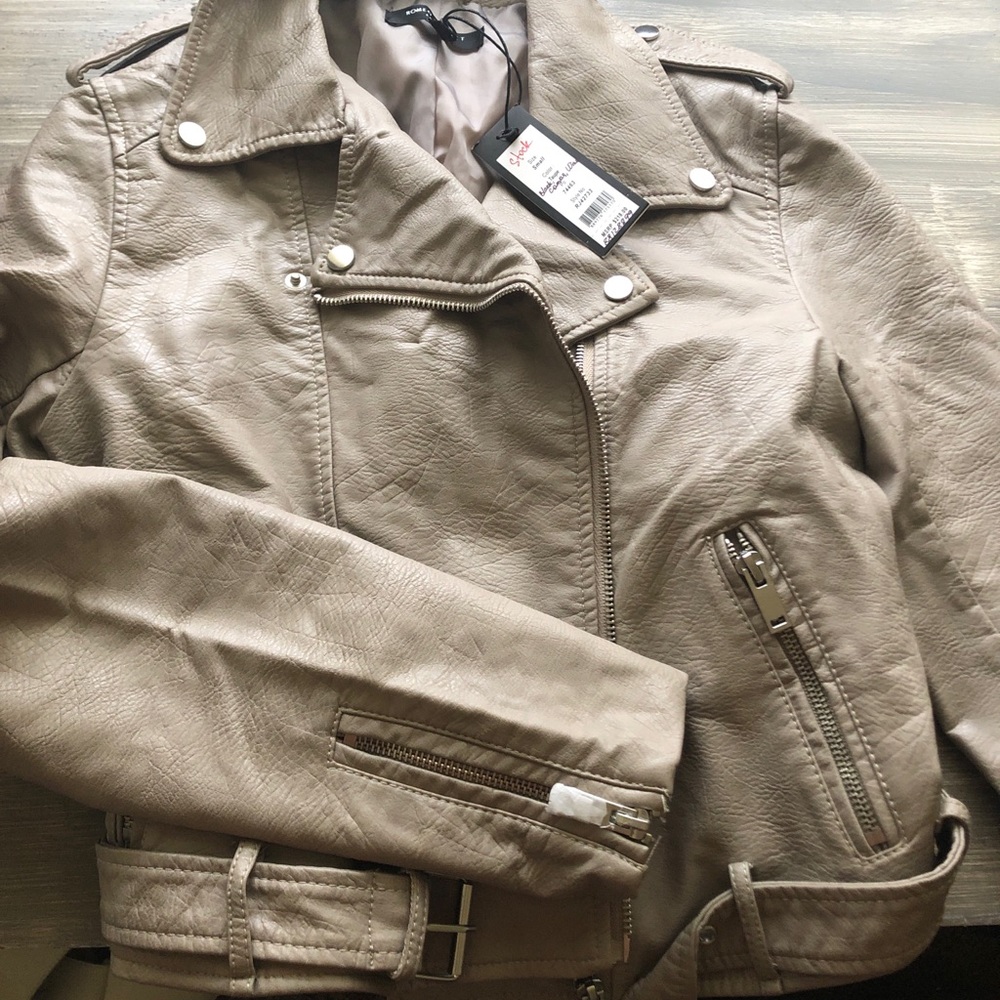 Romeo+Juliet Couture faux leather jacket